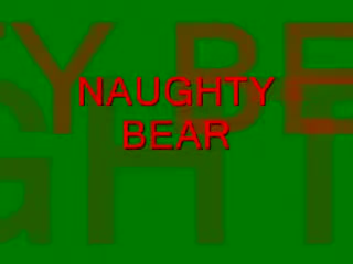 Fat Bear Fucking His Butt With A Dildo