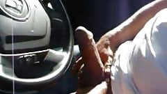 A Dad shows his cock in Public from Truck